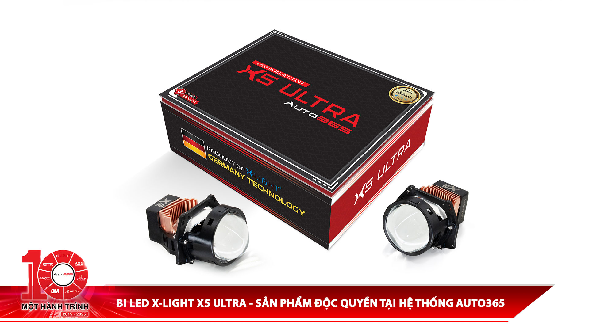 Bi LED X-Light X5 Ultra - sản phẩm độc quyền tại hệ thống Auto365