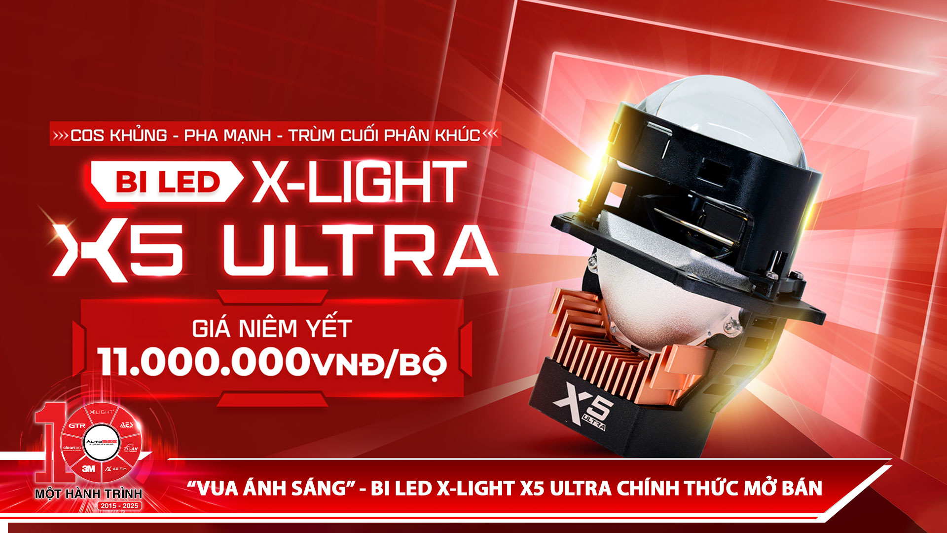 "Vua ánh sáng" - Bi Led X-Light X5 Ultra chính thức mở bán