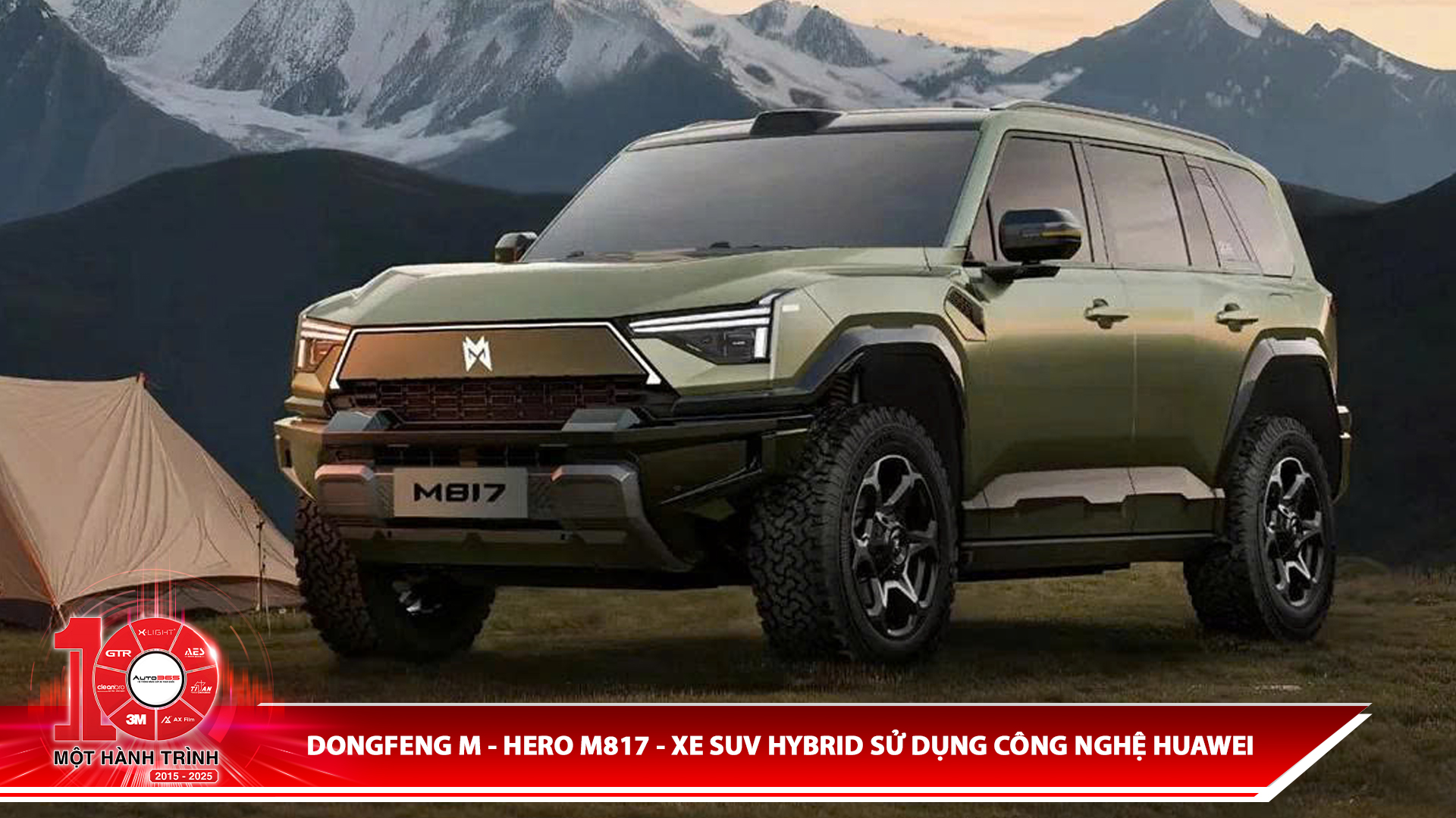 Dongfeng M - Hero M817 - xe suv Hybrid sử dụng công nghệ Huawei
