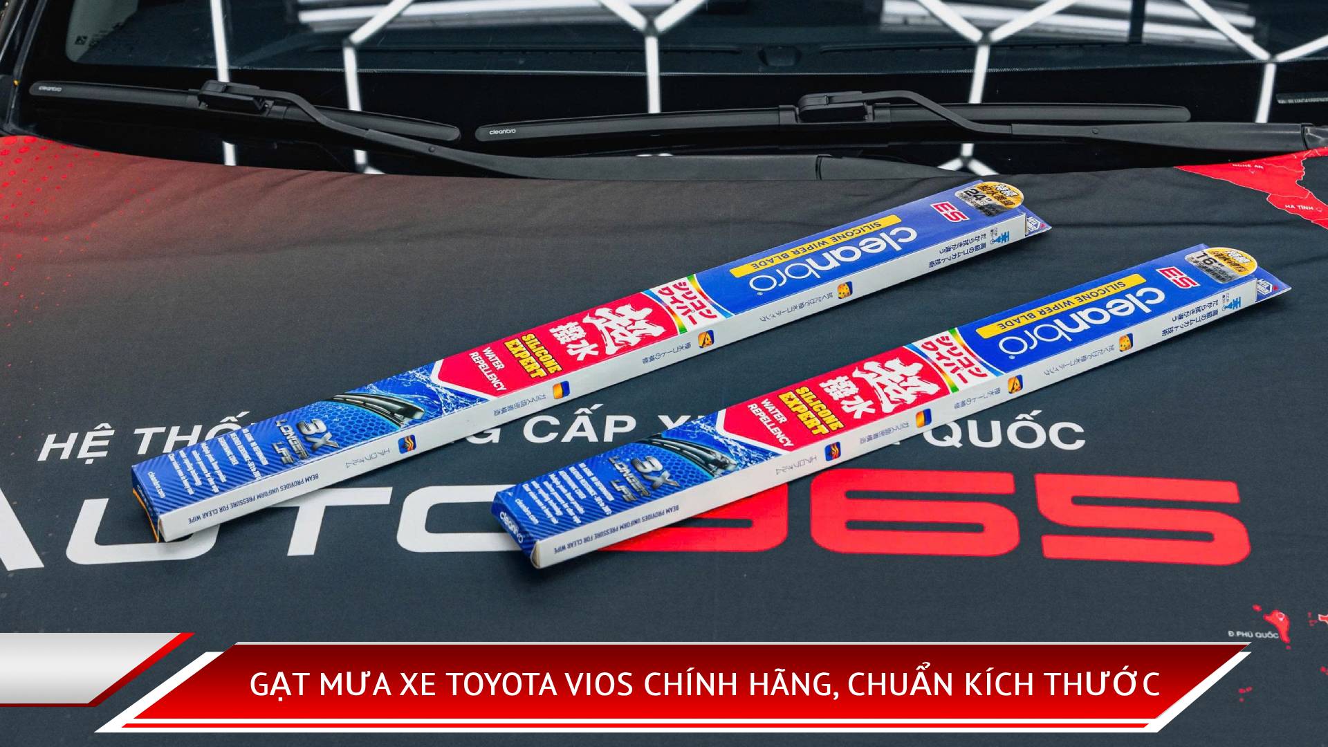 Gạt Mưa Xe Toyota Vios Chính Hãng, Chuẩn Kích Thước