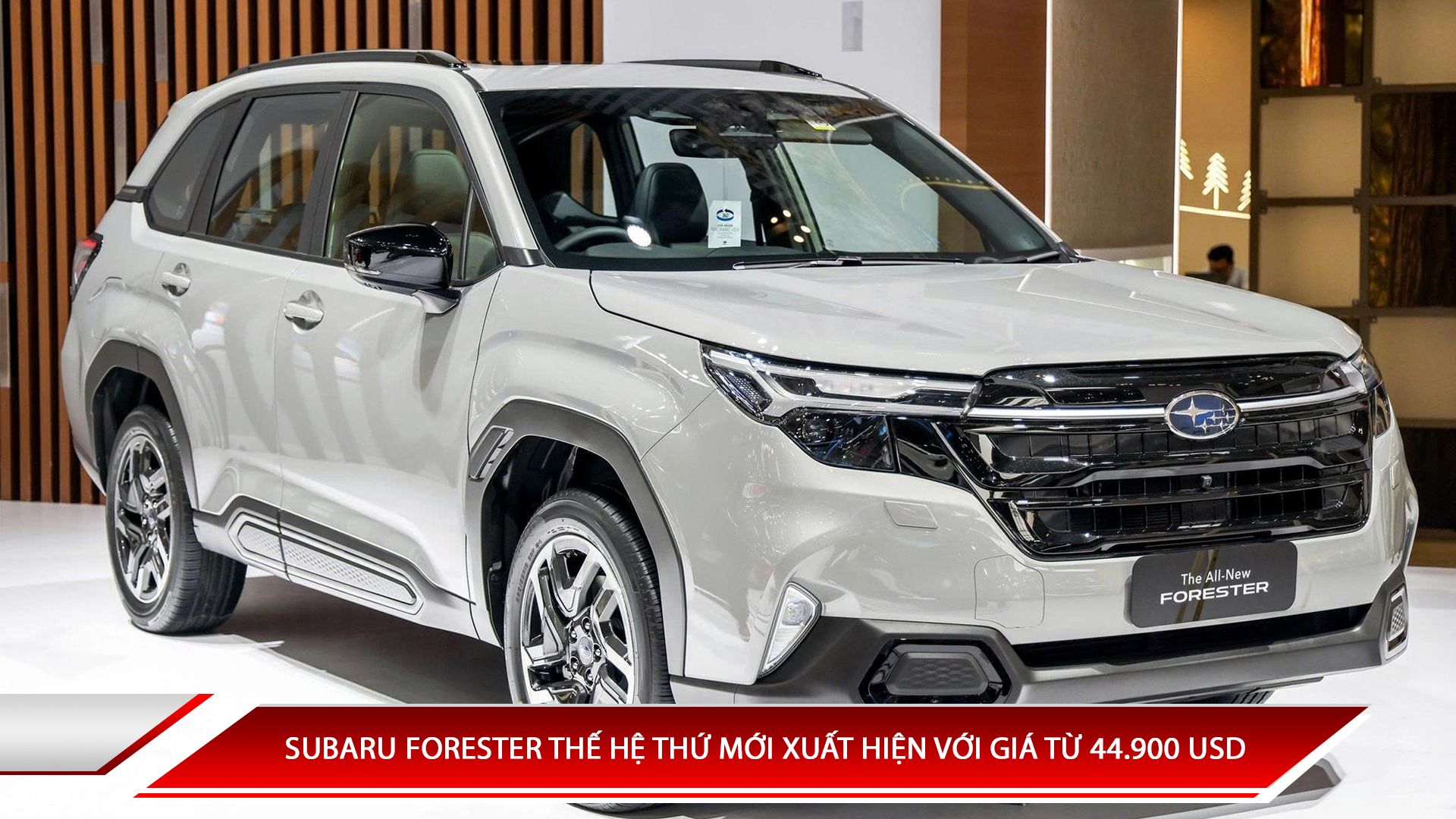 Subaru Forester thế hệ mới xuất hiện với giá từ 44.900 USD
