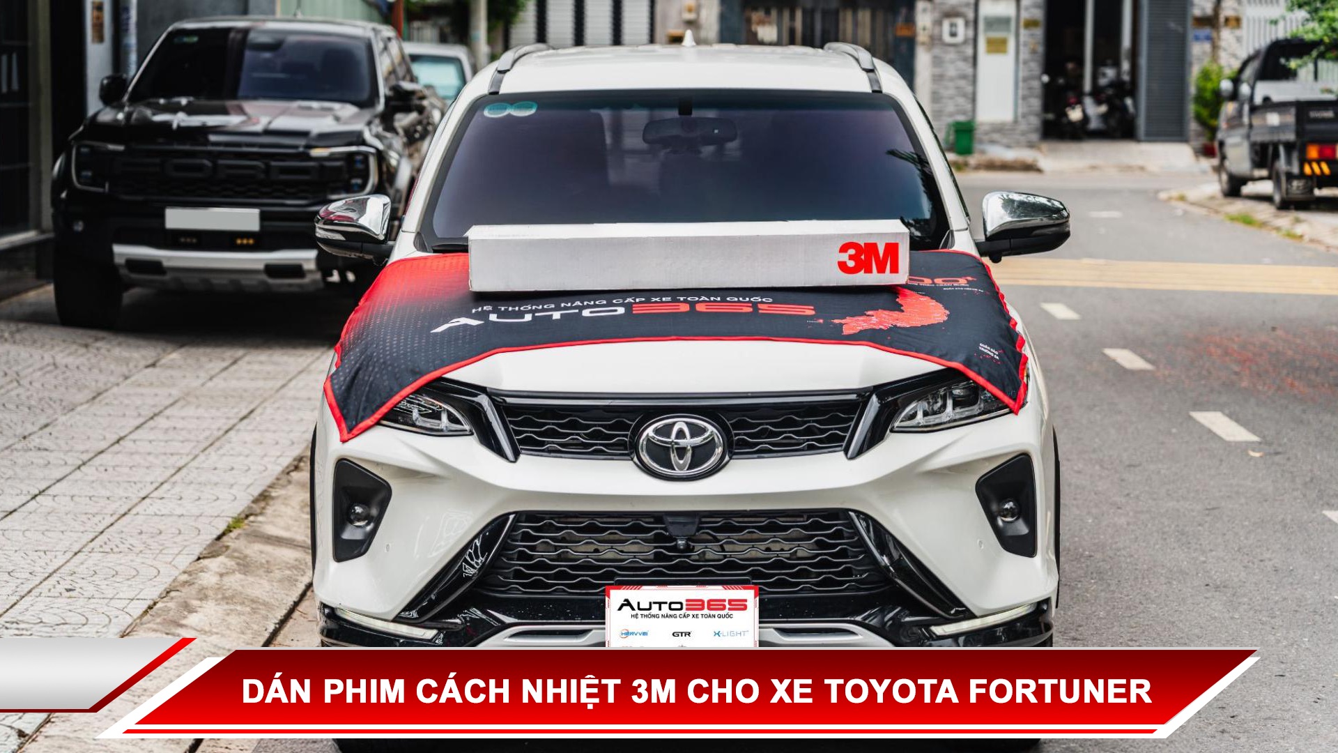 Dán phim cách nhiệt 3M cho xe Toyota Fortuner