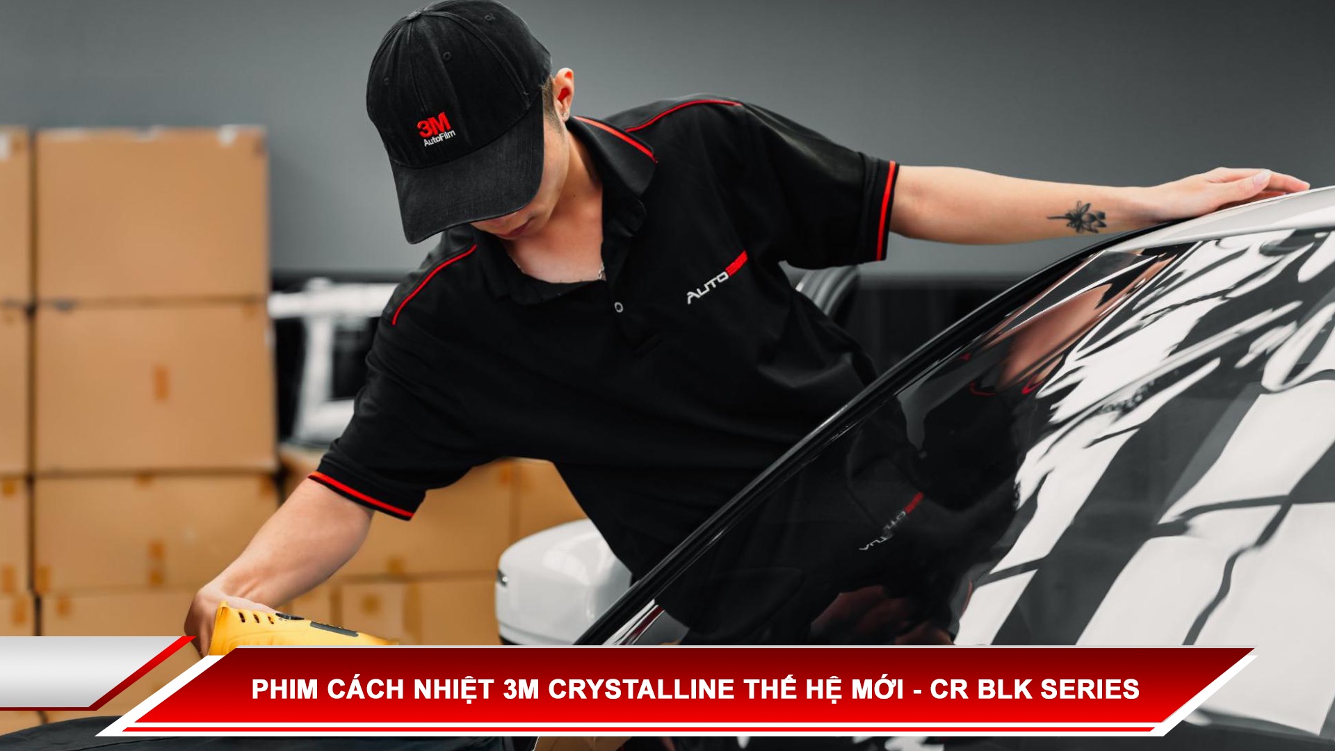 Phim cách nhiệt 3M Crystalline thế hệ mới - CR BLK Plus Series