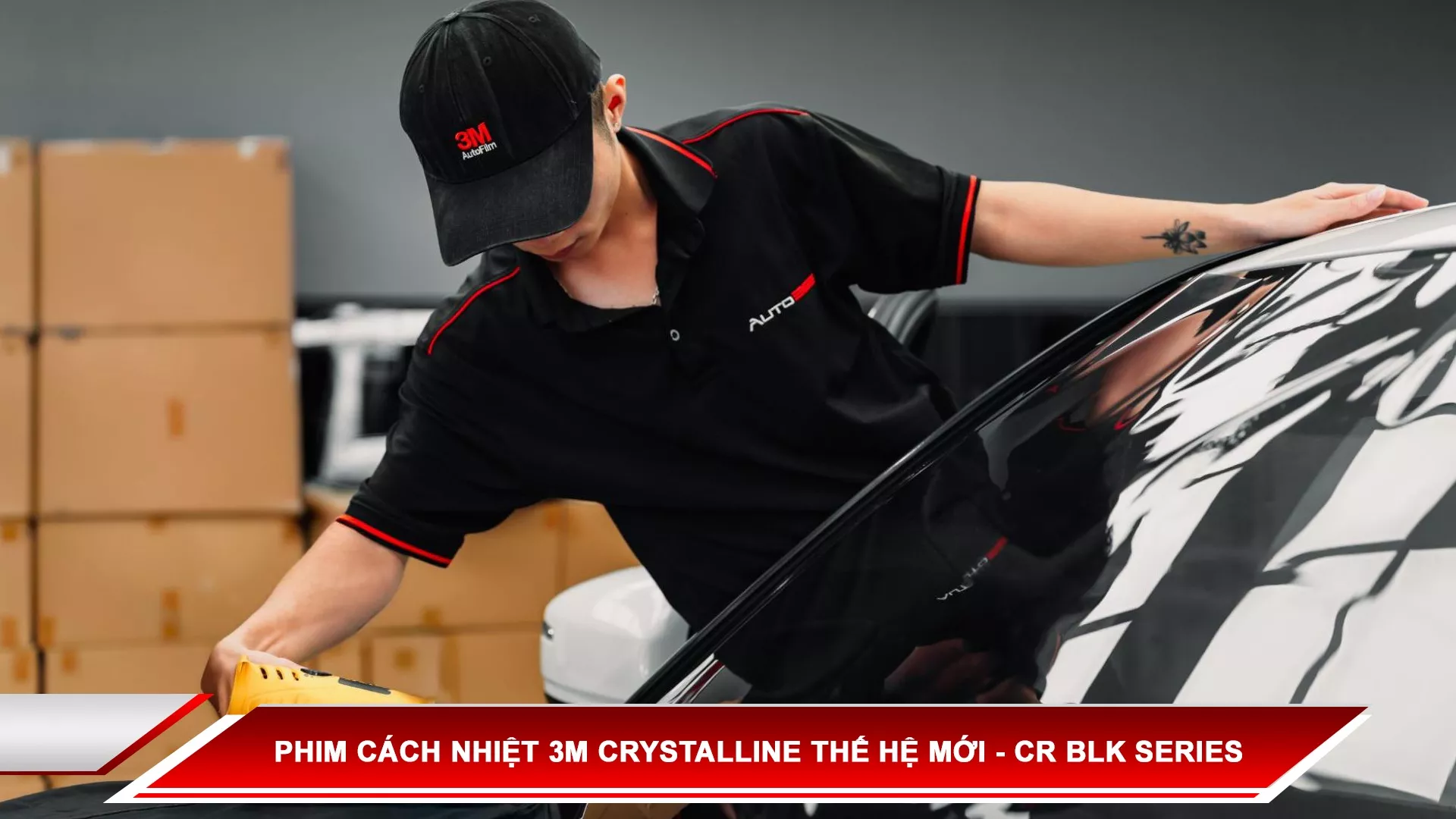 Phim cách nhiệt 3M Crystalline thế hệ mới - CR BLK Plus Series