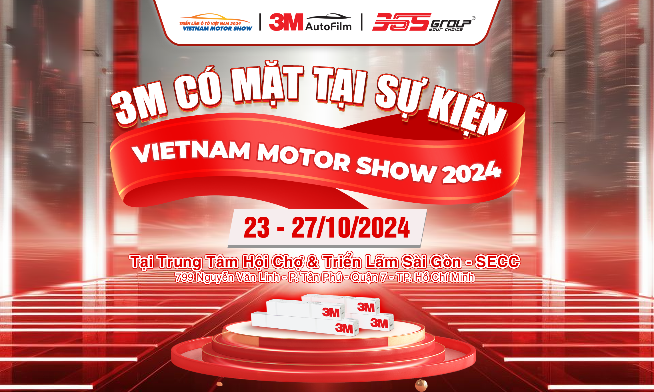 3M XÁC NHẬN THAM DỰ SỰ KIỆN VIETNAM MOTOR SHOW 2024 - MANG CÔNG NGHỆ PHIM CÁCH NHIỆT ĐẲNG CẤP ĐẾN GẦN HƠN VỚI KHÁCH HÀNG