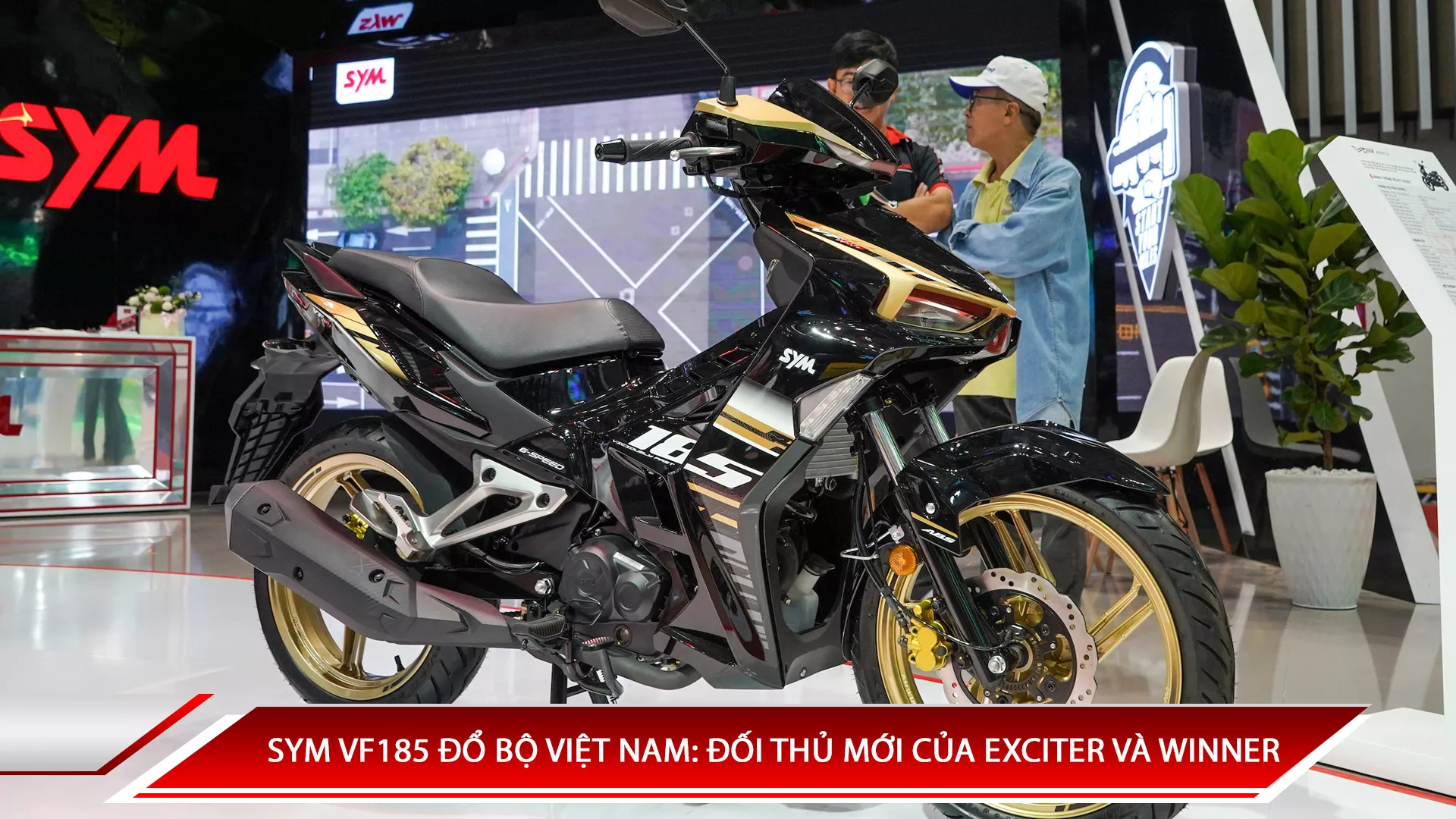 SYM VF185 ĐỔ BỘ VIỆT NAM: ĐỐI THỦ MỚI CỦA EXCITER VÀ WINNER