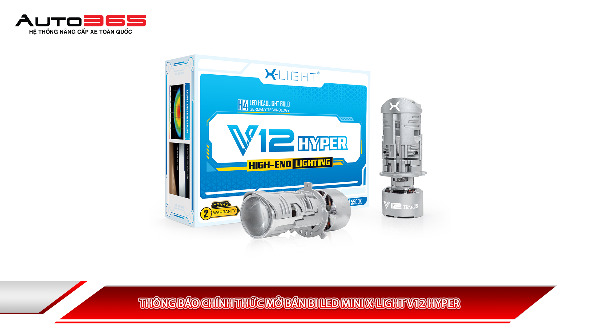 THÔNG BÁO CHÍNH THỨC MỞ BÁN BI LED MINI X-LIGHT V12 HYPER