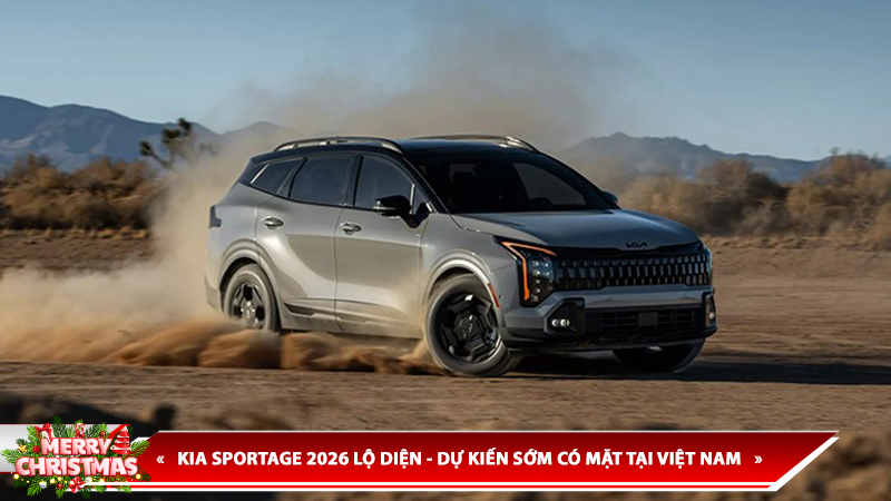 KIA SPORTAGE 2026 LỘ DIỆN - DỰ KIẾN SỚM CÓ MẶT TẠI VIỆT NAM