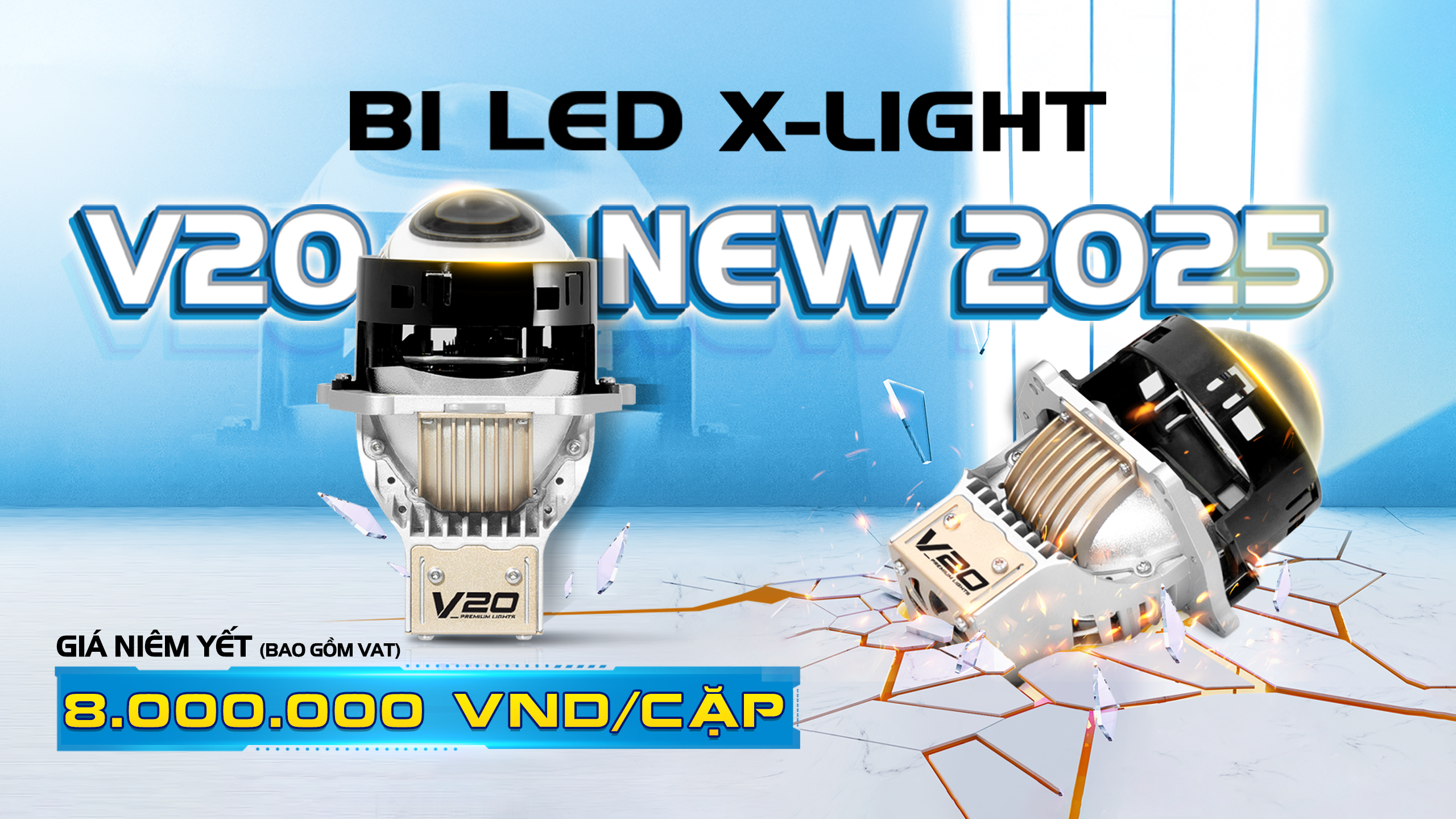 CHÍNH THỨC MỞ BÁN BI LED X-LIGHT V20 - NEW 2025