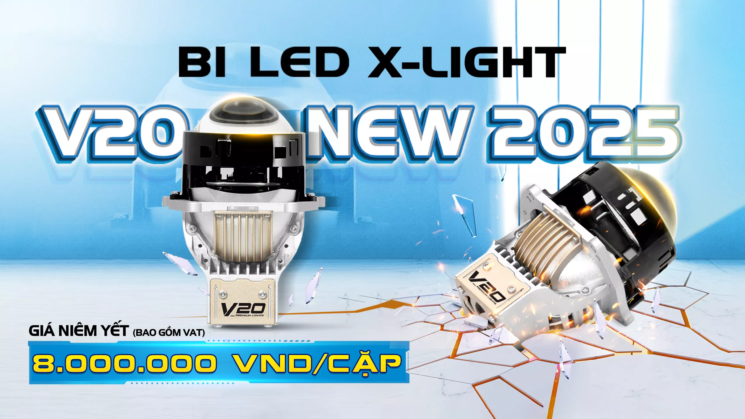 CHÍNH THỨC MỞ BÁN BI LED X-LIGHT V20 - NEW 2025