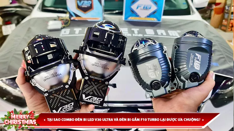 TẠI SAO COMBO ĐÈN BI LED X-LIGHT V30 ULTRA VÀ ĐÈN BI GẦM F10 TURBO LẠI ĐƯỢC ƯA CHUỘNG