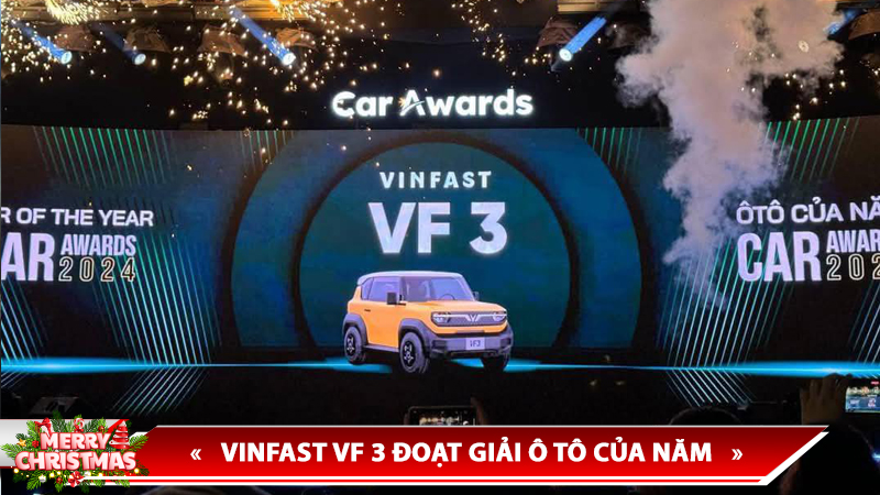 VINFAST VF 3 ĐOẠT GIẢI Ô TÔ CỦA NĂM