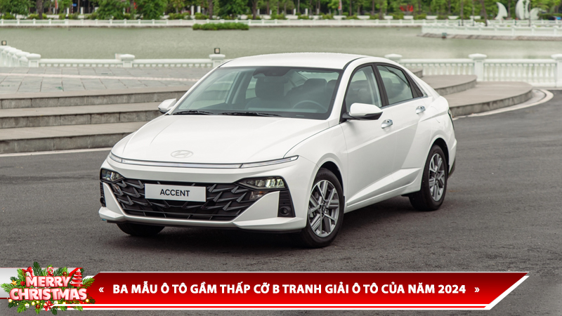 BA MẪU Ô TÔ GẦM THẤP CỠ B TRANH GIẢI Ô TÔ CỦA NĂM 2024