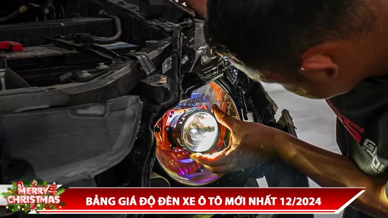 BẢNG GIÁ NÂNG CẤP ĐÈN XE Ô TÔ MỚI NHẤT 12/2024