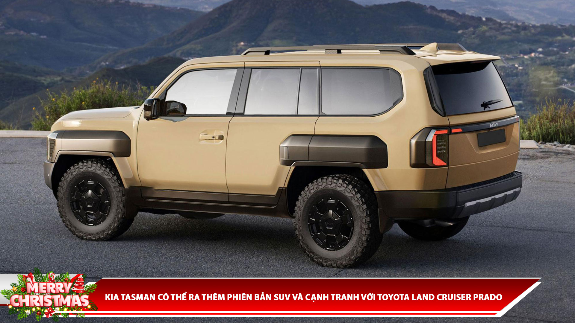 KIA TASMAN CÓ THỂ RA THÊM PHIÊN BẢN SUV VÀ CẠNH TRANH VỚI TOYOTA LAND CRUISER PRADO