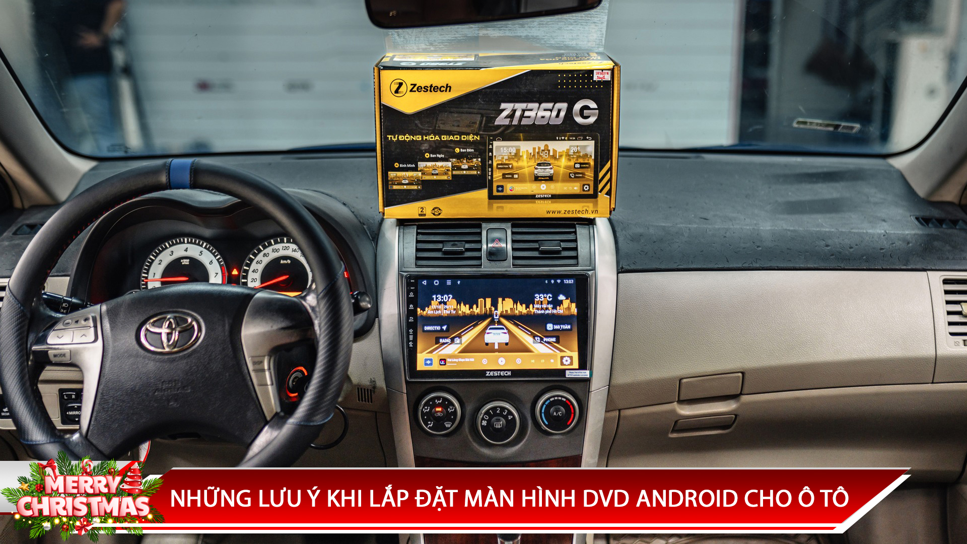 NHỮNG LƯU Ý KHI LẮP ĐẶT MÀN HÌNH DVD CHO Ô TÔ