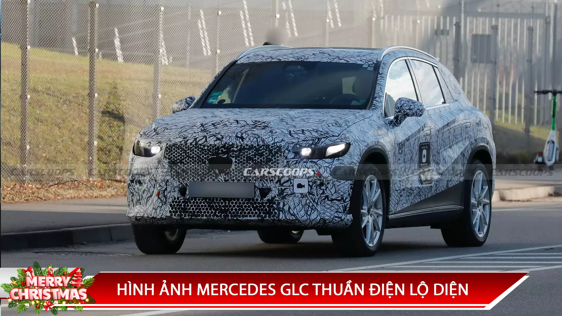 HÌNH ẢNH MERCEDES GLC THUẦN ĐIỆN LỘ DIỆN