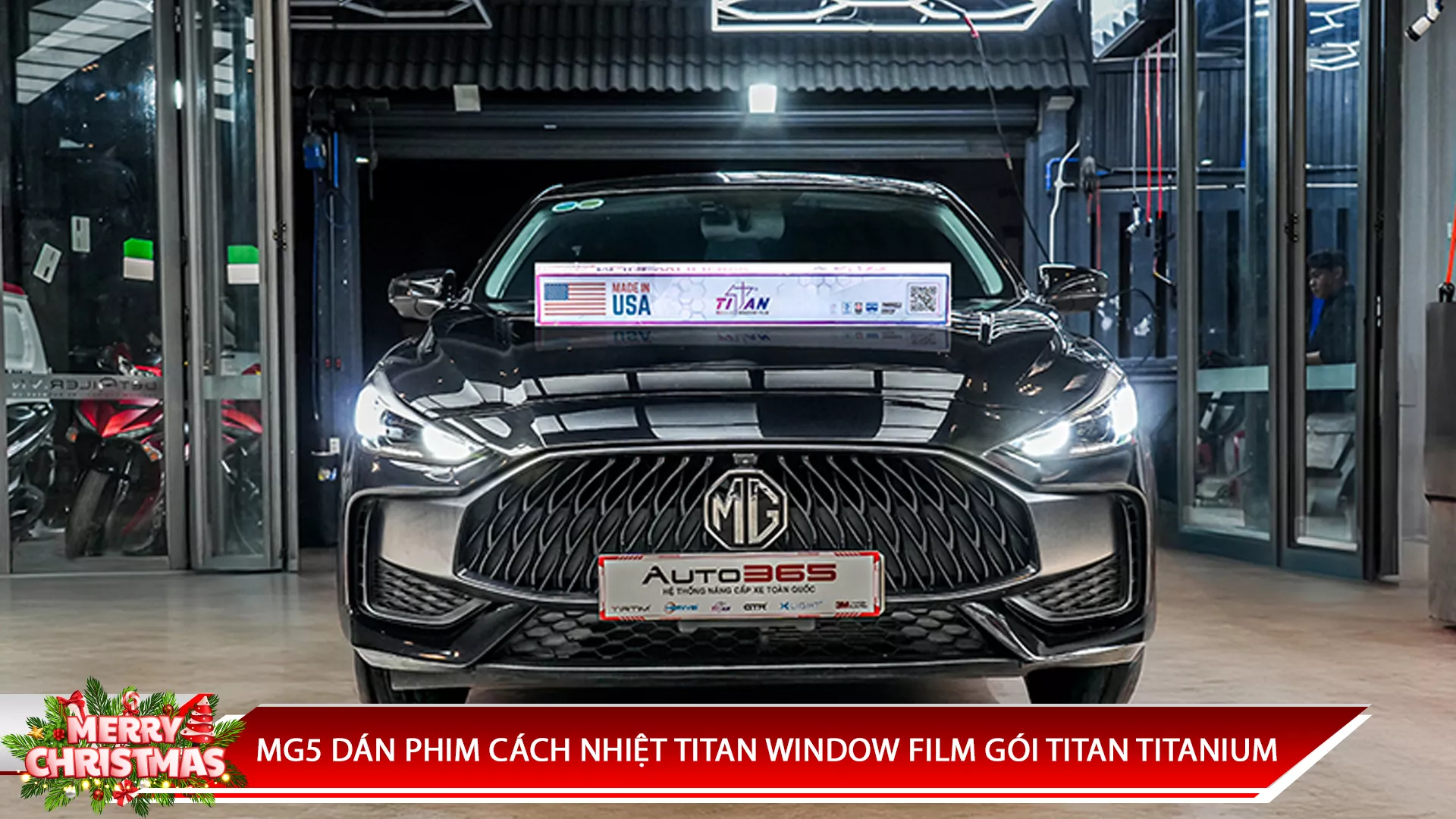 MG5 DÁN PHIM CÁCH NHIỆT TITAN WINDOW FILM GÓI TITAN TITANIUM CỰC CHẤT