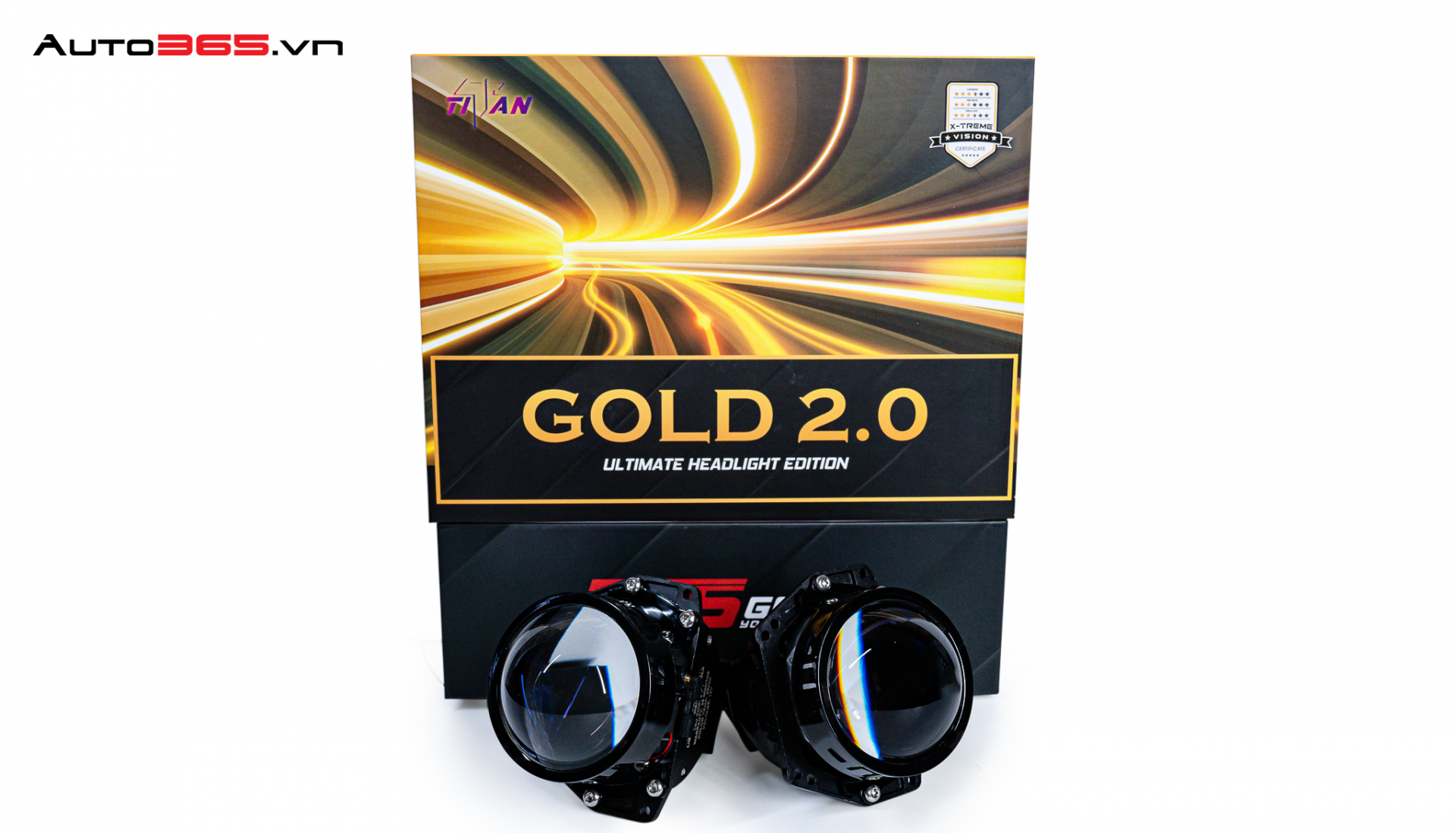 ĐẬP HỘP BI LED ĐUÔI VẶN TITAN GOLD 2.0 CÓ GÌ?