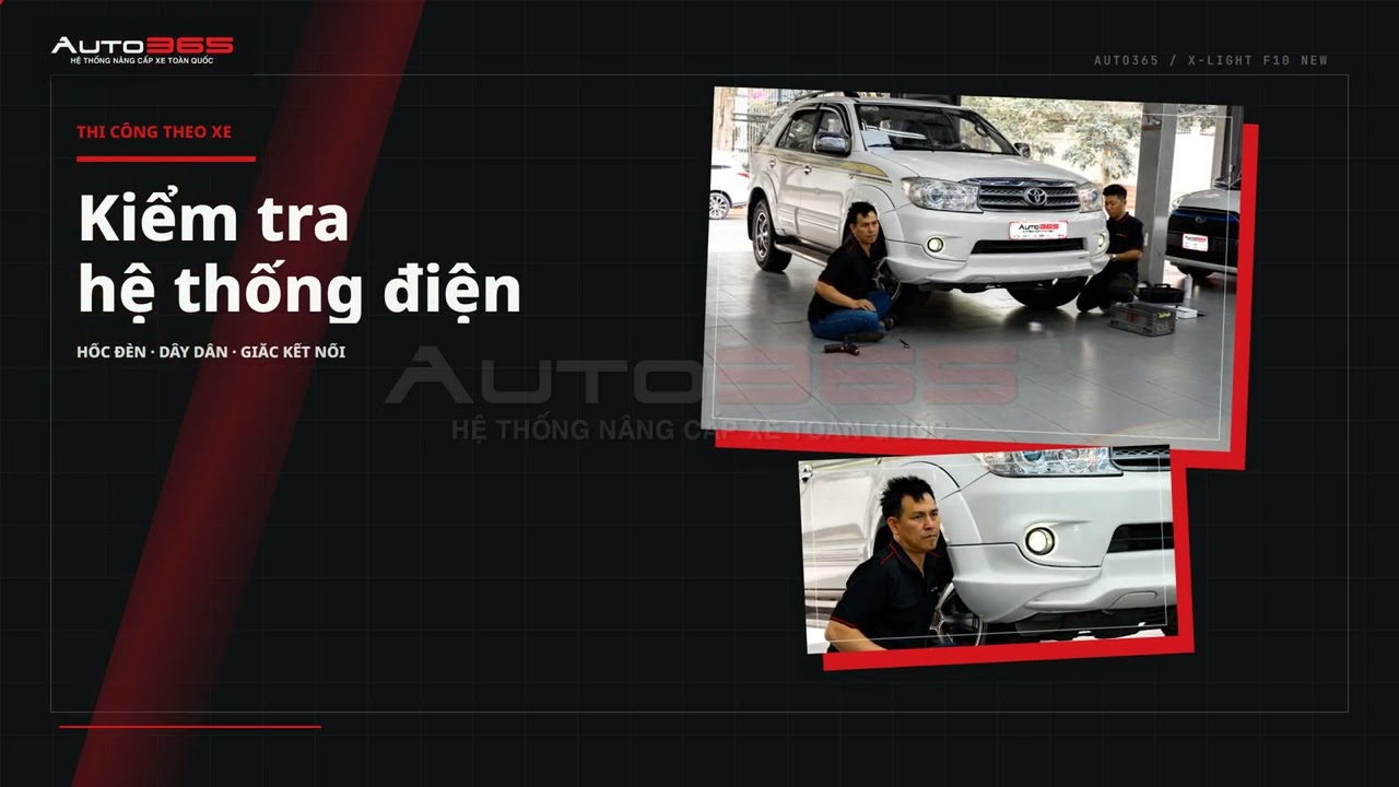 Toyota Fortuner 2010 nâng cấp bi gầm X-Light F10 New