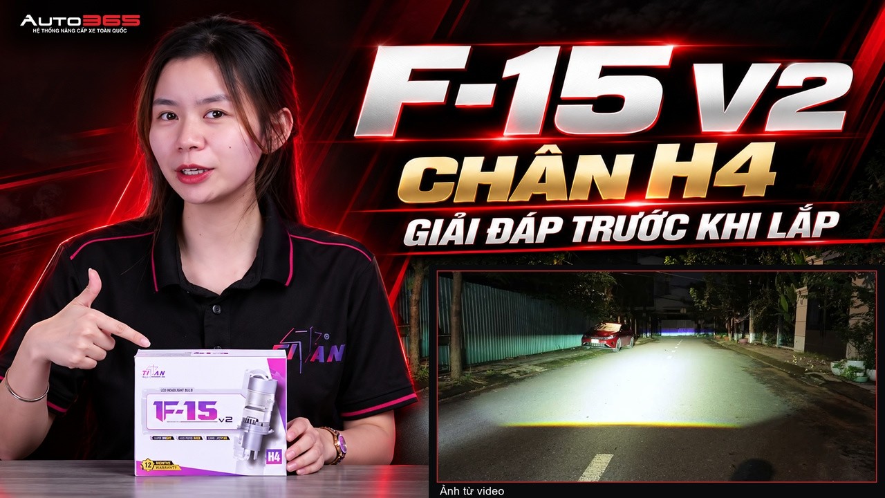Bi Led Mini F 15 V2 Titan Moto Thiet Ke Chan H4 Va Luu Y Lap Dat