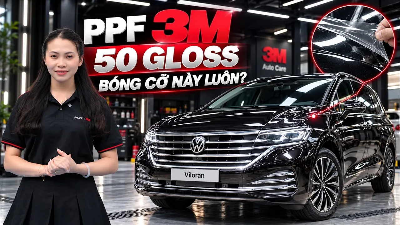 Dán PPF 3M 50 Gloss Cho Volkswagen Viloran: Chống Xước, Giữ Bóng
