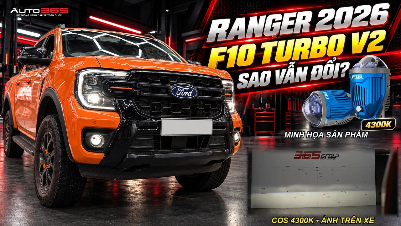 Ford Ranger Wildtrak 2026 Lap Den Bi Gam X Light F10 Turbo V2 Den Zin Van Sang S