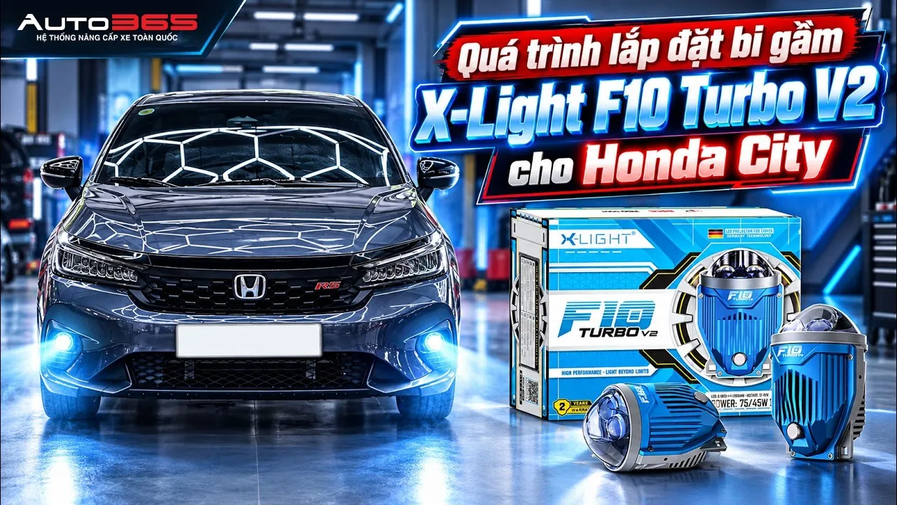 Qua Trinh Lap Dat Bi Gam X Light F10 Turbo V2 Cho Honda City.jpg