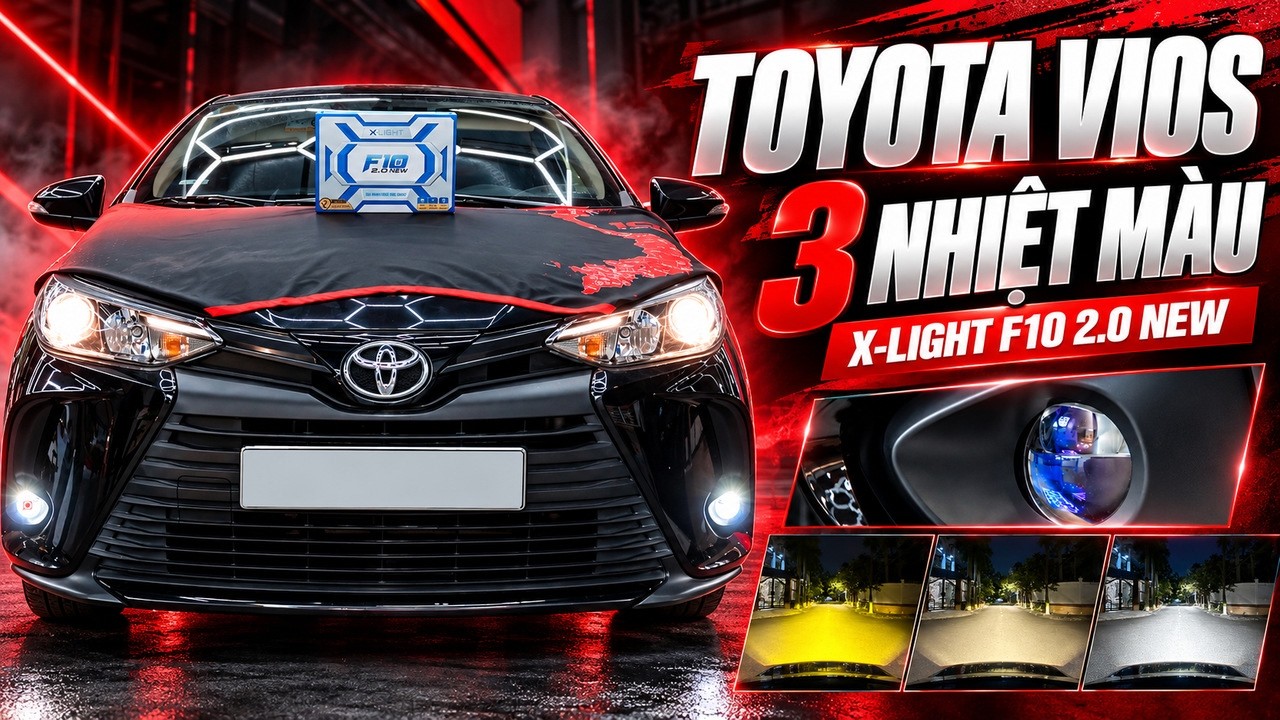 Toyota Vios 1 5e Cvt 2021 Nang Cap Den Bi Gam X Light F10 2 0 New Chon Vang Hay