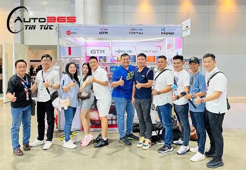 hoạt động của 365 group tại sự kiện bangkok auto salon 2022