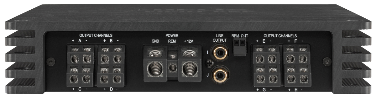 Amplifier 8 kênh tích hợp bộ xử lý 10 kênh